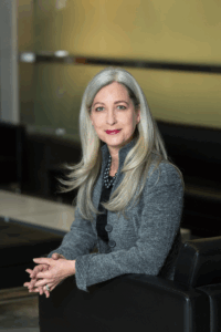 Professional woman sitting