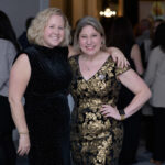 Two women at gala event