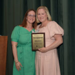 Women with an award