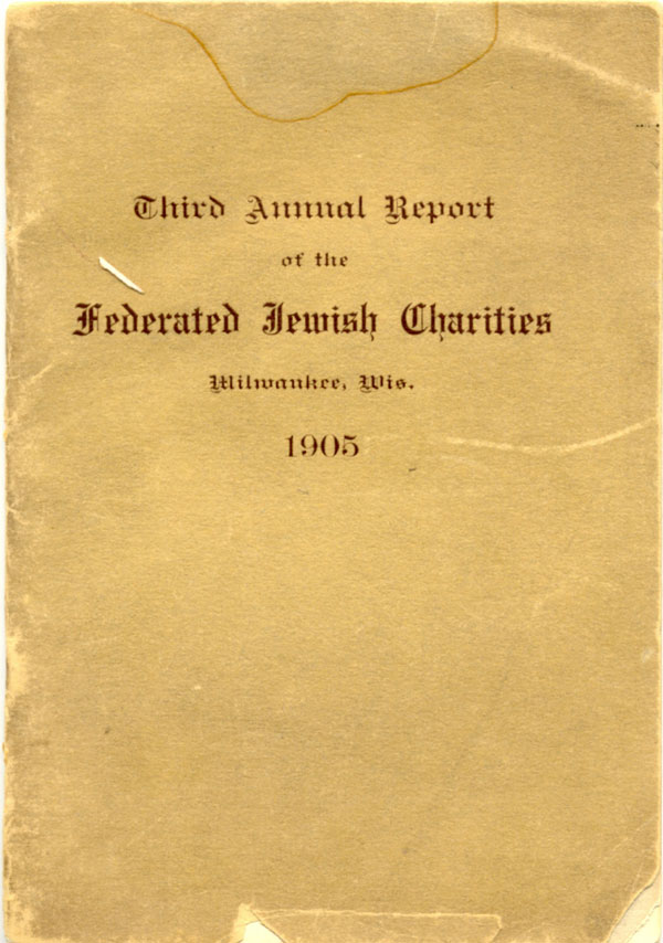 Cover of the 1905 Annual Report