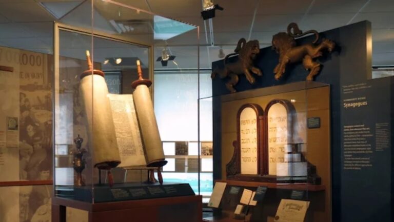 a picture of a museum exhibit