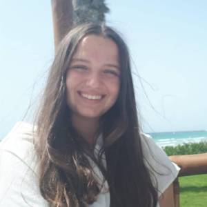 young woman smiling