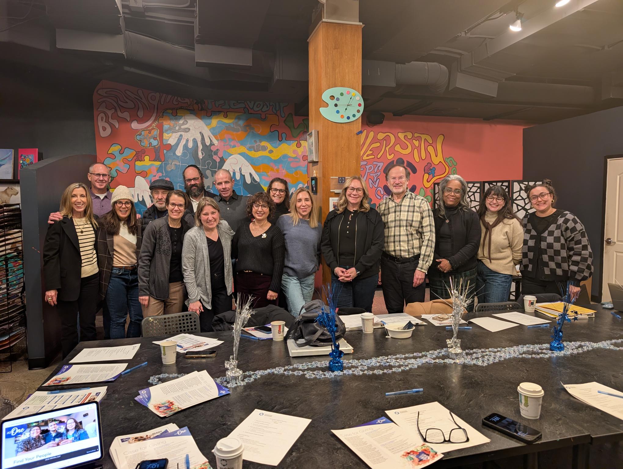 Group of people smiling